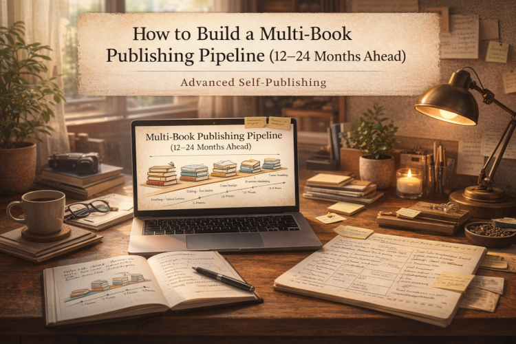 How to build a multi-book publishing pipeline over 12 to 24 months